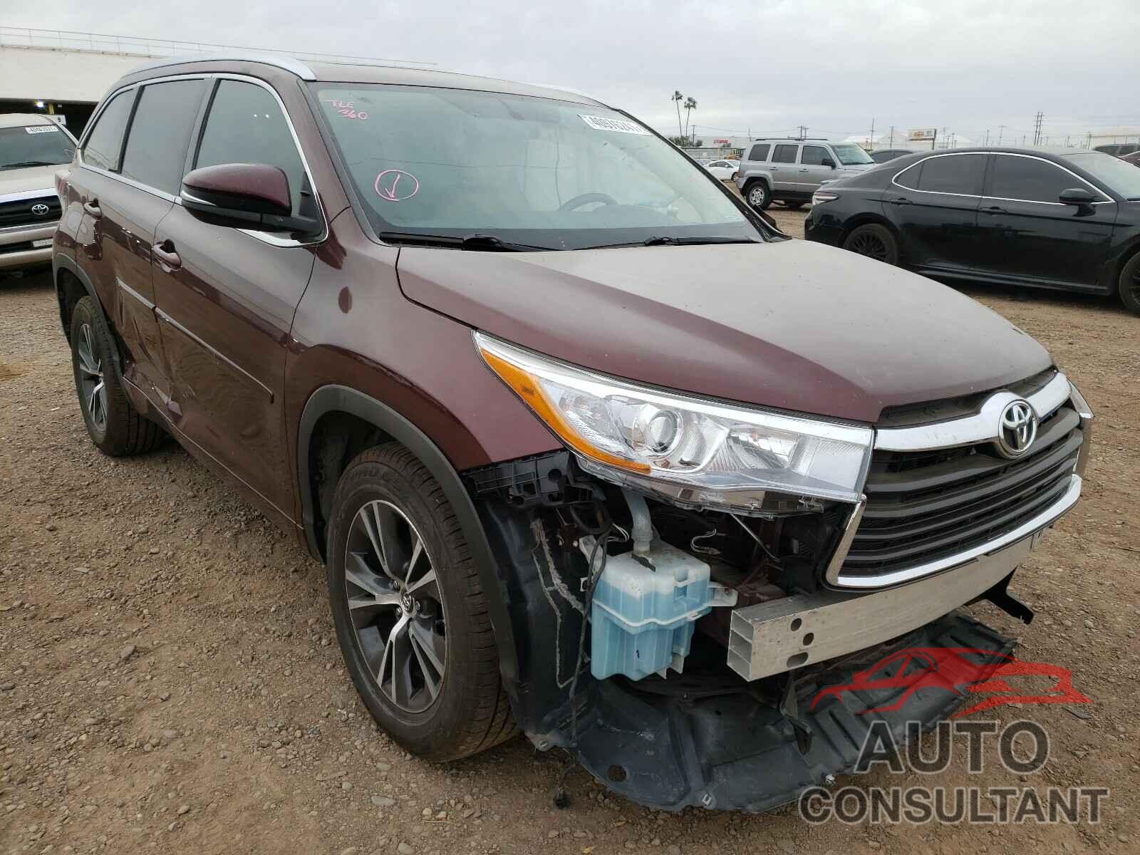 TOYOTA HIGHLANDER 2016 - 5TDKKRFH8GS163989