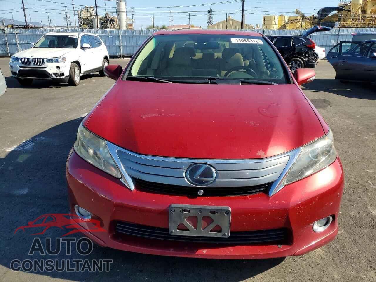 LEXUS HS 250H 2010 - JTHBB1BAXA2015012