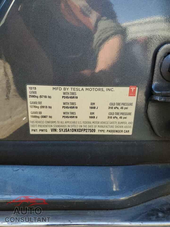 TESLA MODEL S 2013 - 5YJSA1DNXDFP27509