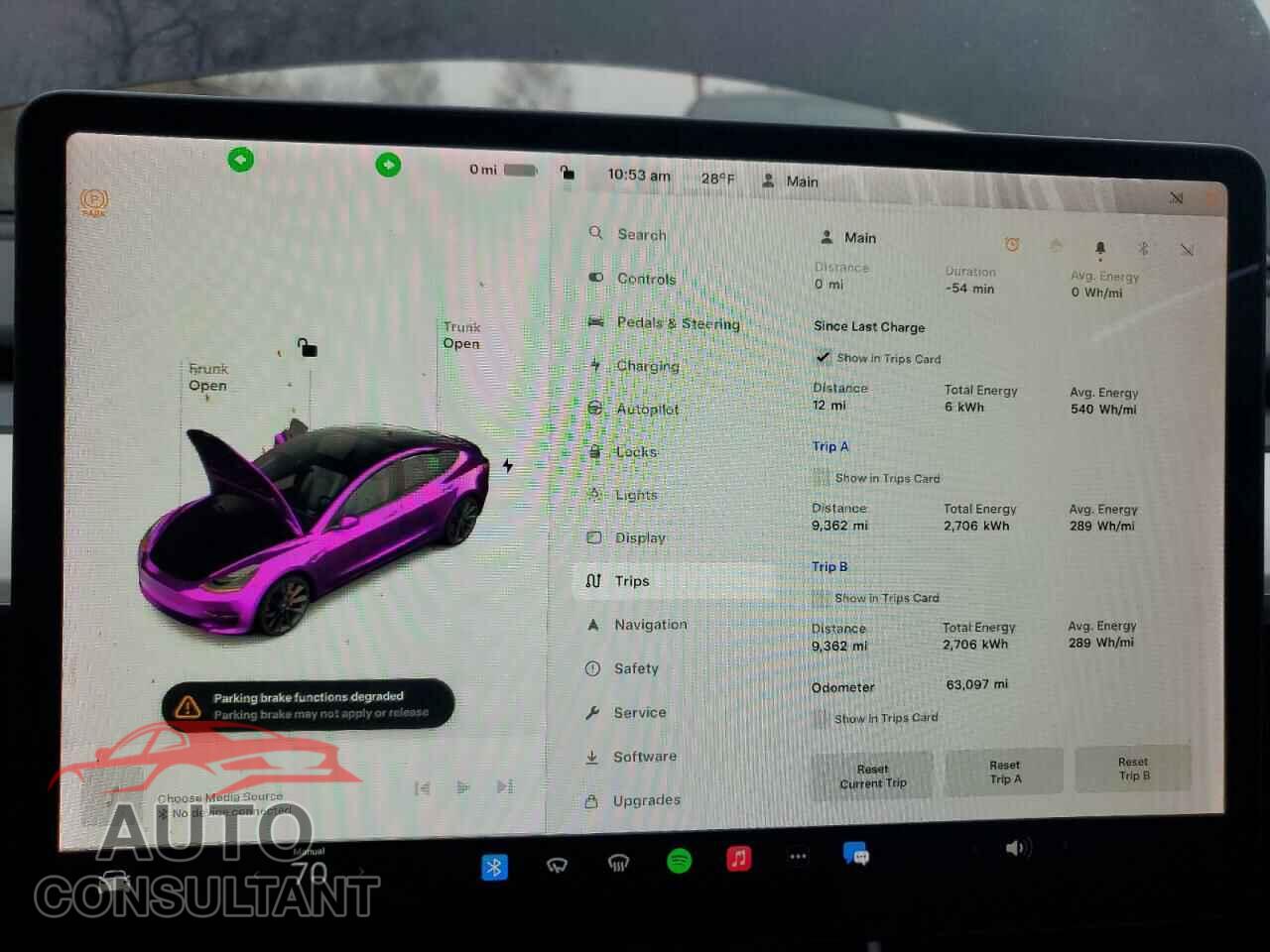 TESLA MODEL 3 2022 - 5YJ3E1EB3NF314541