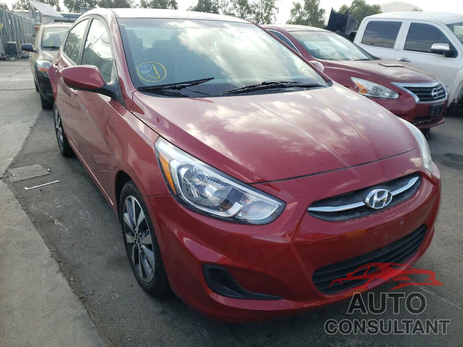 HYUNDAI ACCENT 2017 - KMHCT4AE9HU360180
