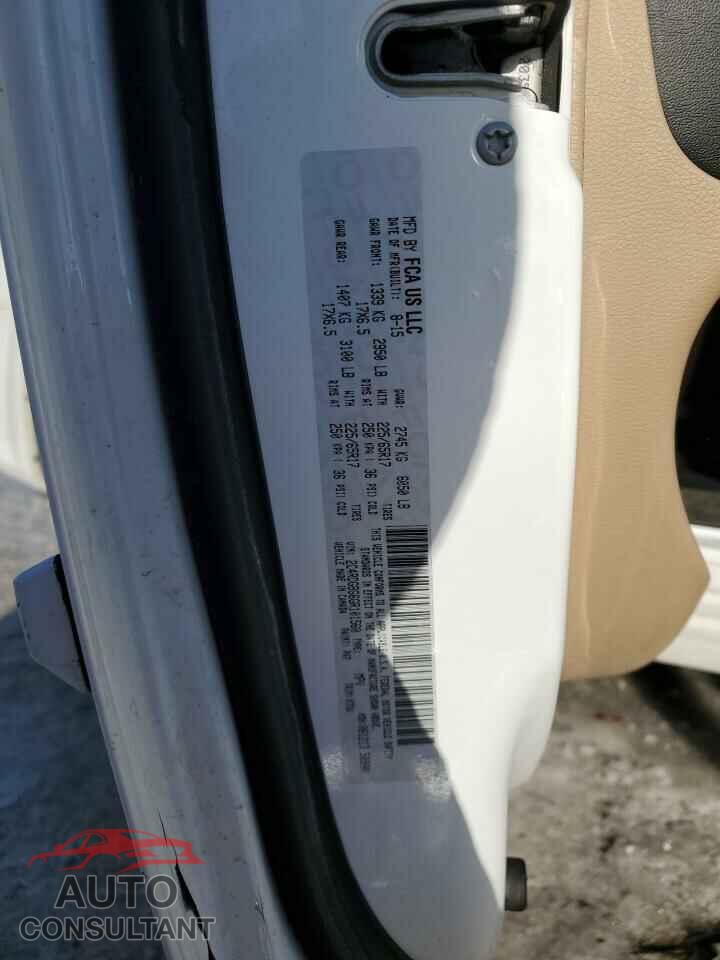 DODGE CARAVAN 2016 - 2C4RDGBG6GR101560