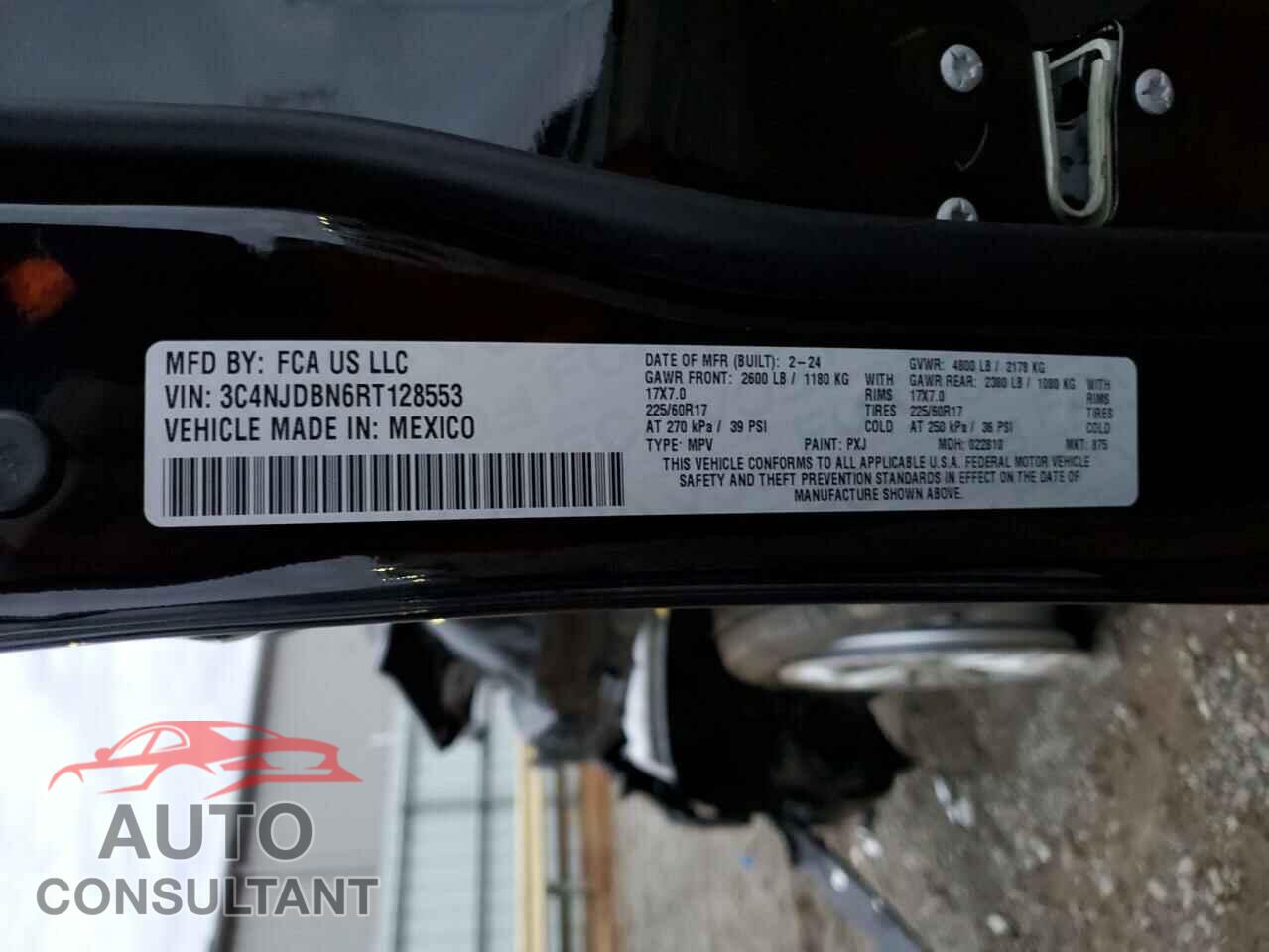 JEEP COMPASS 2024 - 3C4NJDBN6RT128553