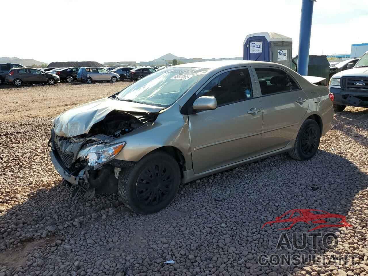 TOYOTA COROLLA 2009 - 1NXBU40E49Z130820