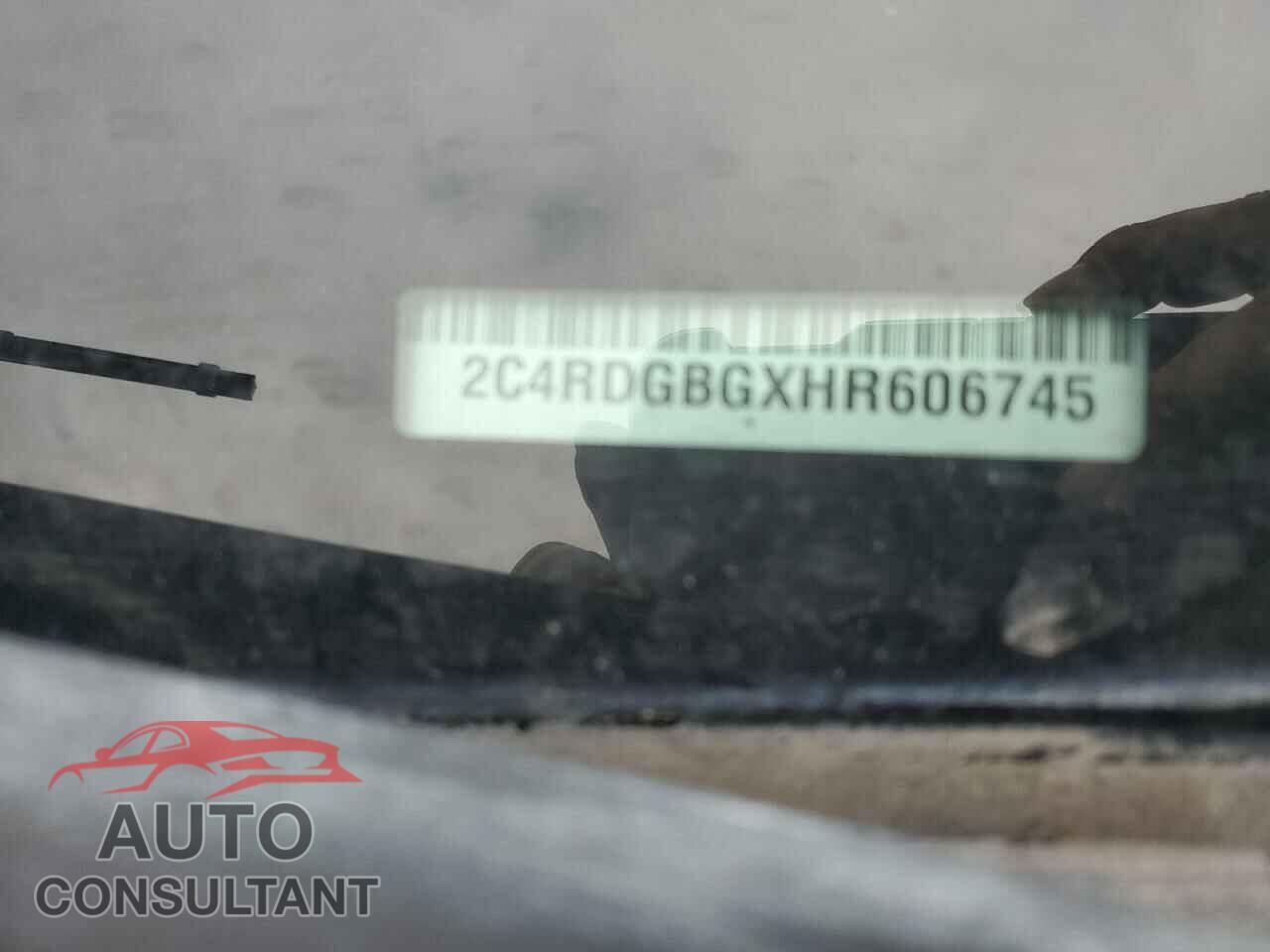 DODGE CARAVAN 2017 - 2C4RDGBGXHR606745