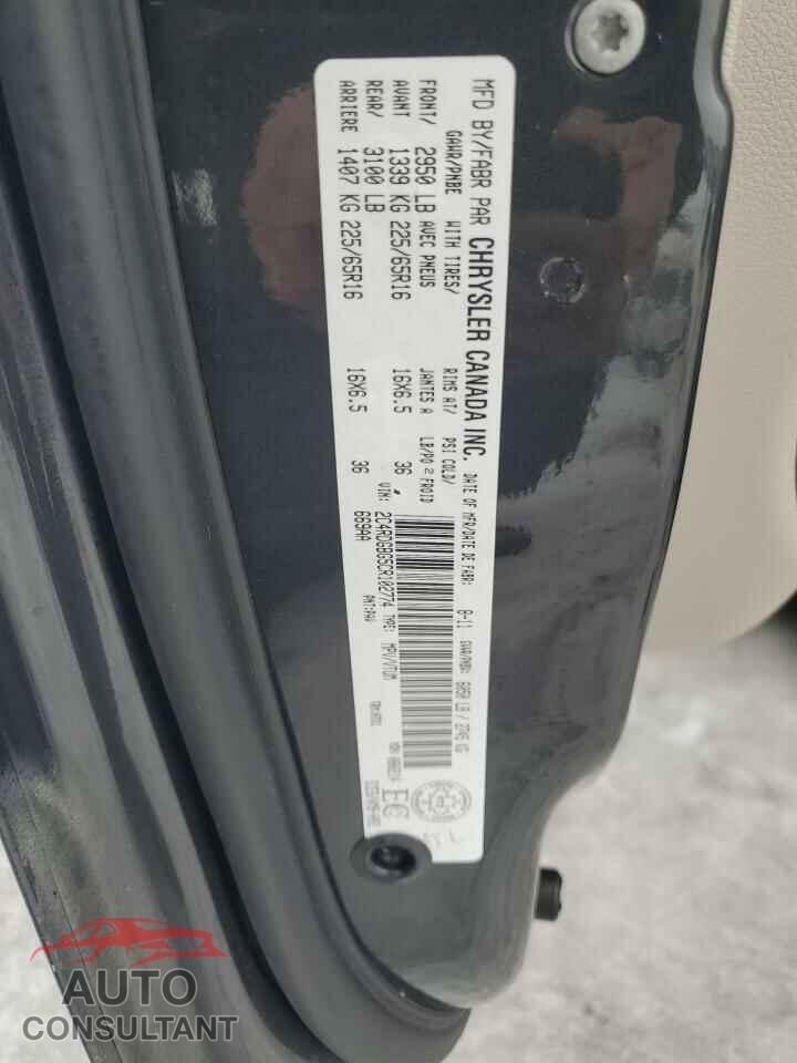 DODGE CARAVAN 2012 - 2C4RDGBG5CR102774