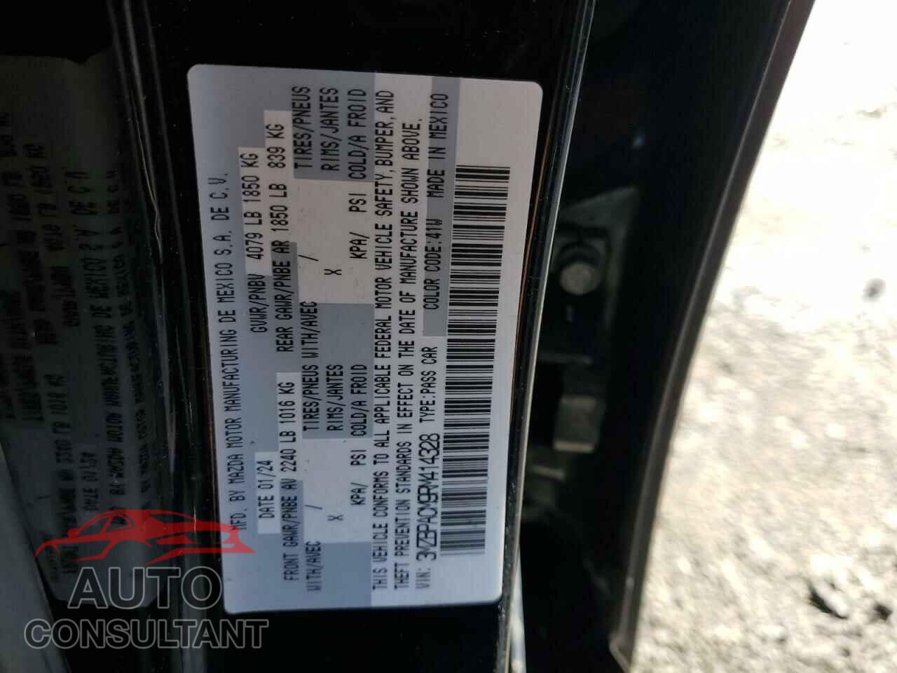 MAZDA 3 2024 - 3MZBPACM9RM414328