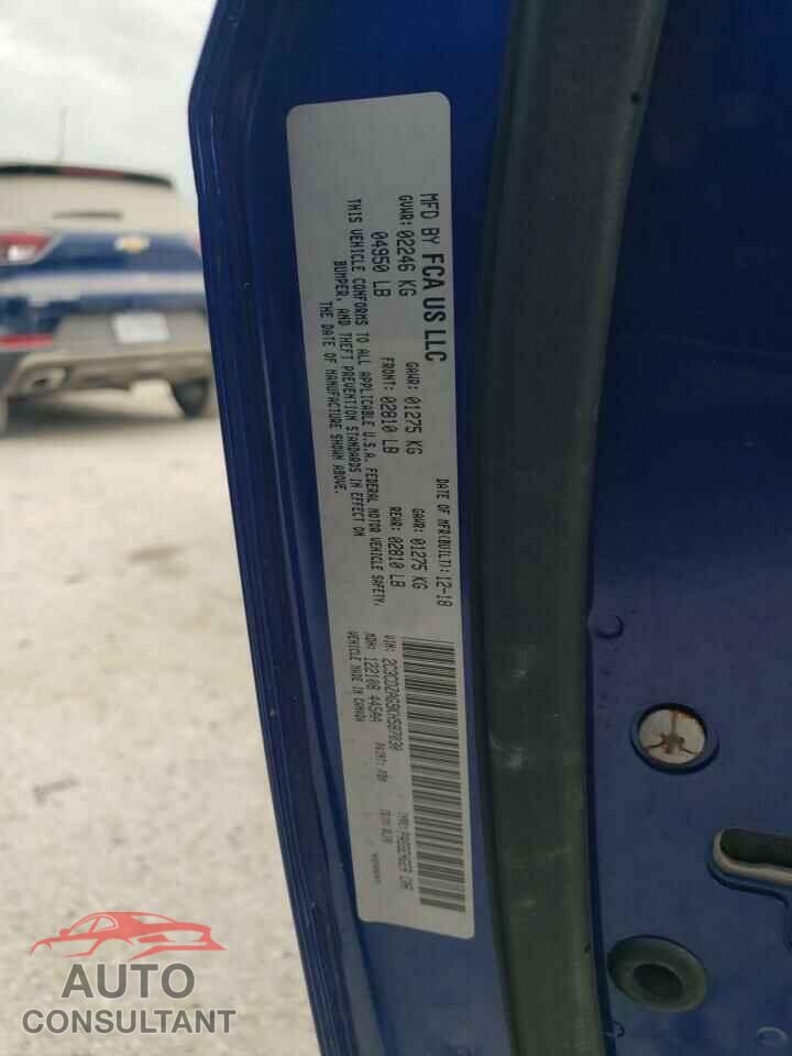 DODGE CHALLENGER 2019 - 2C3CDZAG9KH587030