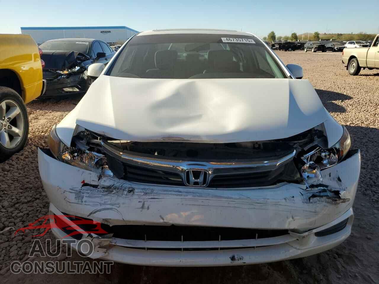 HONDA CIVIC 2012 - 2HGFB2F90CH307918