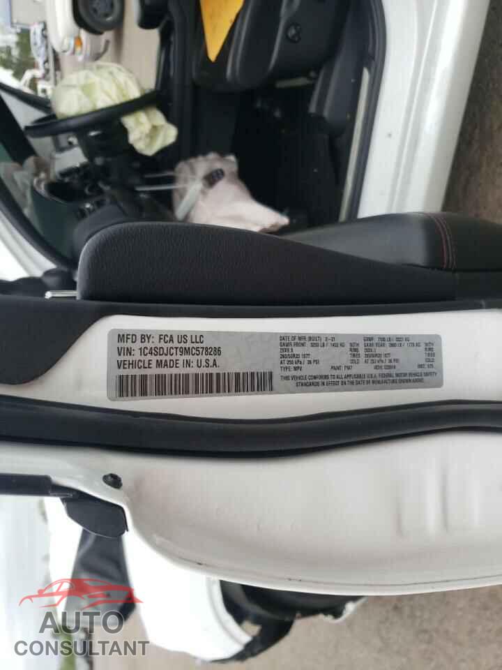 DODGE DURANGO 2021 - 1C4SDJCT9MC578286