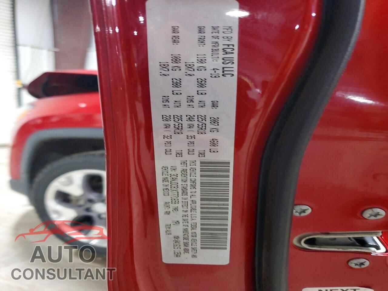 JEEP COMPASS 2019 - 3C4NJDCB1KT771659