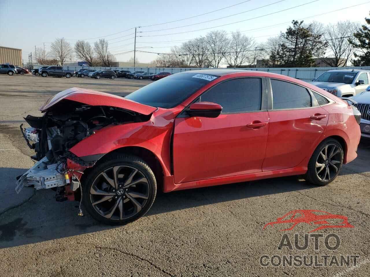 HONDA CIVIC 2019 - 2HGFC2F89KH540201