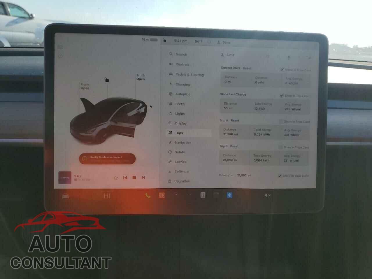 TESLA MODEL 3 2022 - 5YJ3E1EB3NF363917