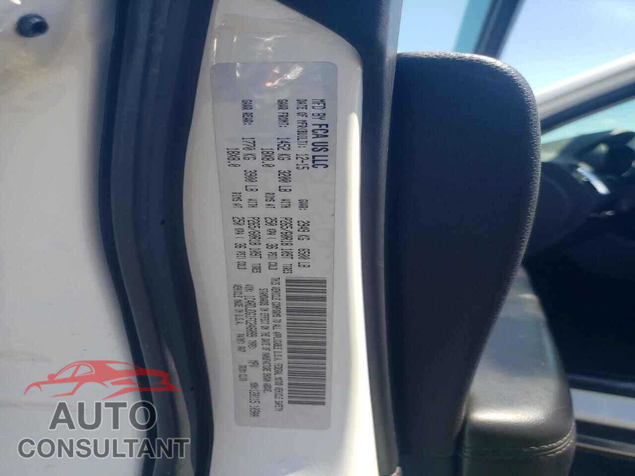 DODGE DURANGO 2015 - 1C4RDJDG1FC246099