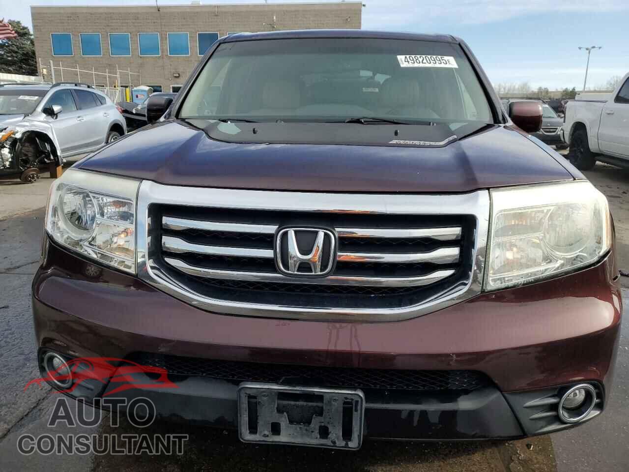 HONDA PILOT 2012 - 5FNYF4H75CB080928