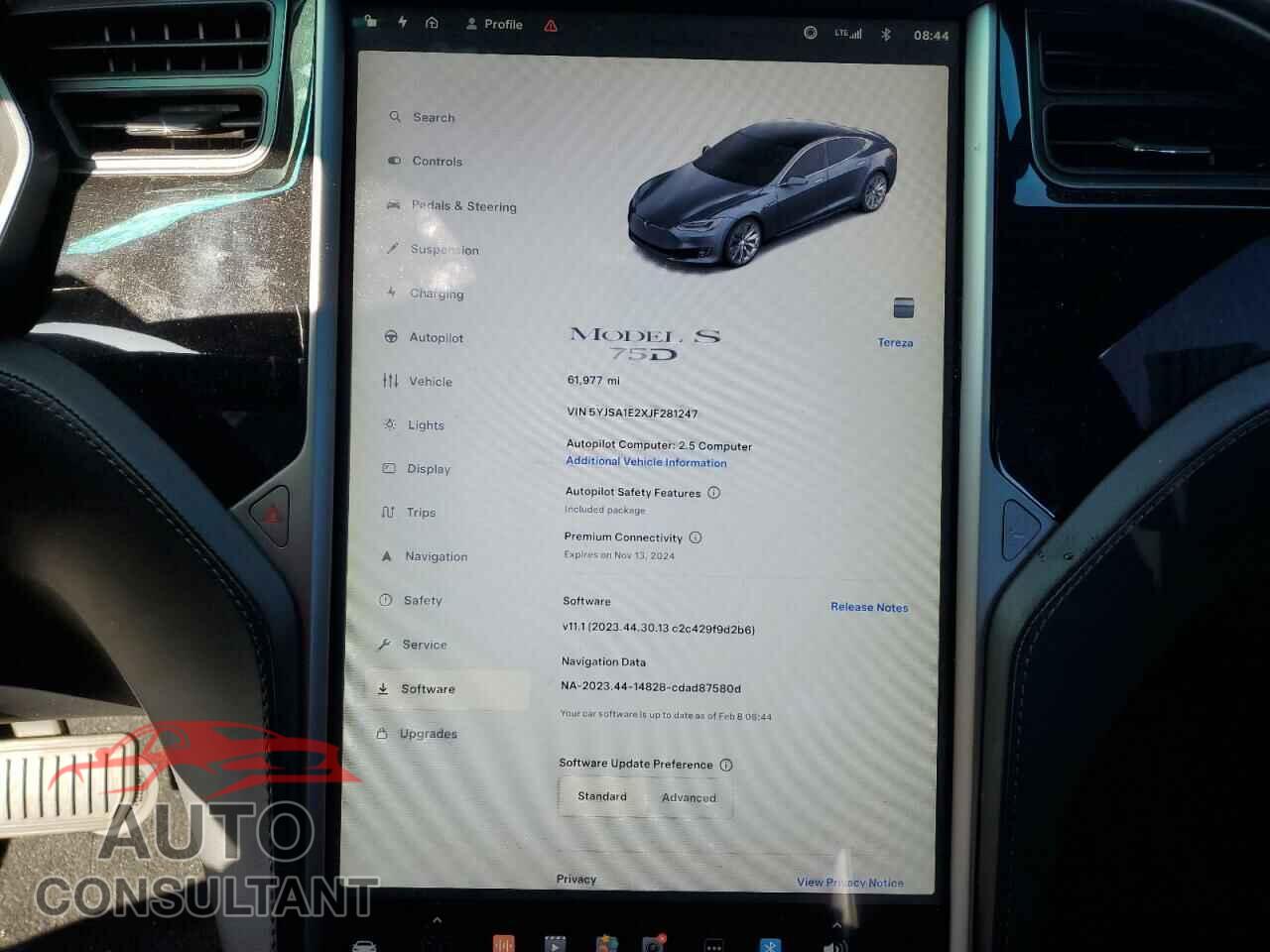 TESLA MODEL S 2018 - 5YJSA1E2XJF281247
