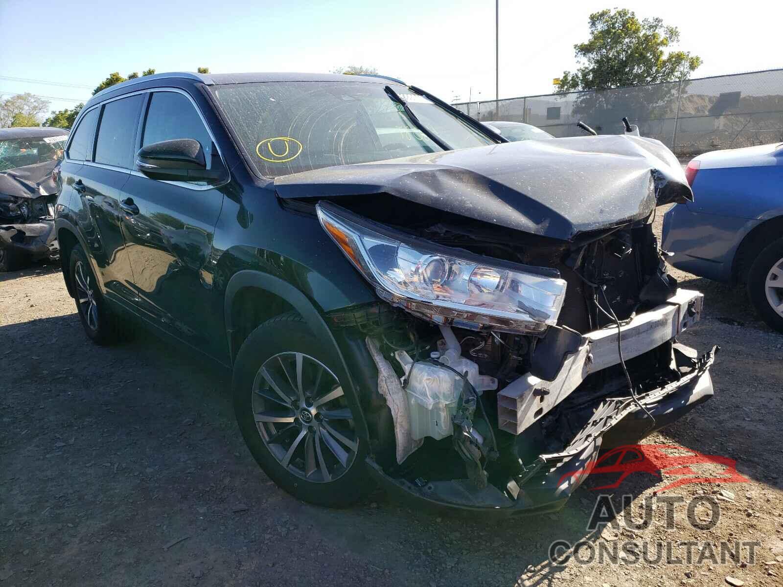 TOYOTA HIGHLANDER 2017 - 5TDJZRFH4HS521825