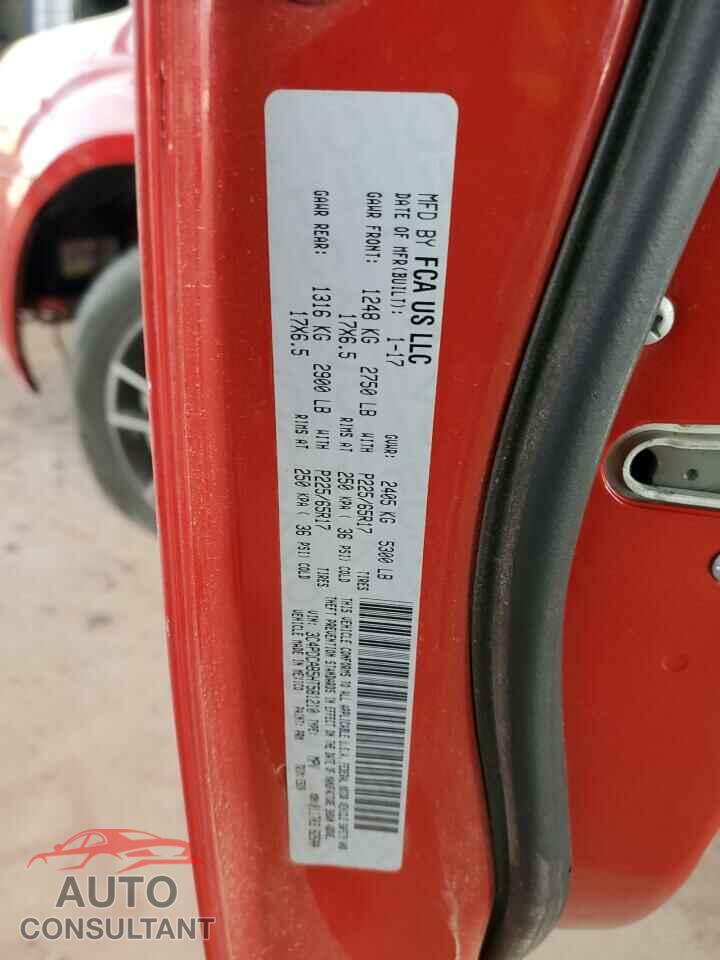 DODGE JOURNEY 2017 - 3C4PDCAB5HT581210