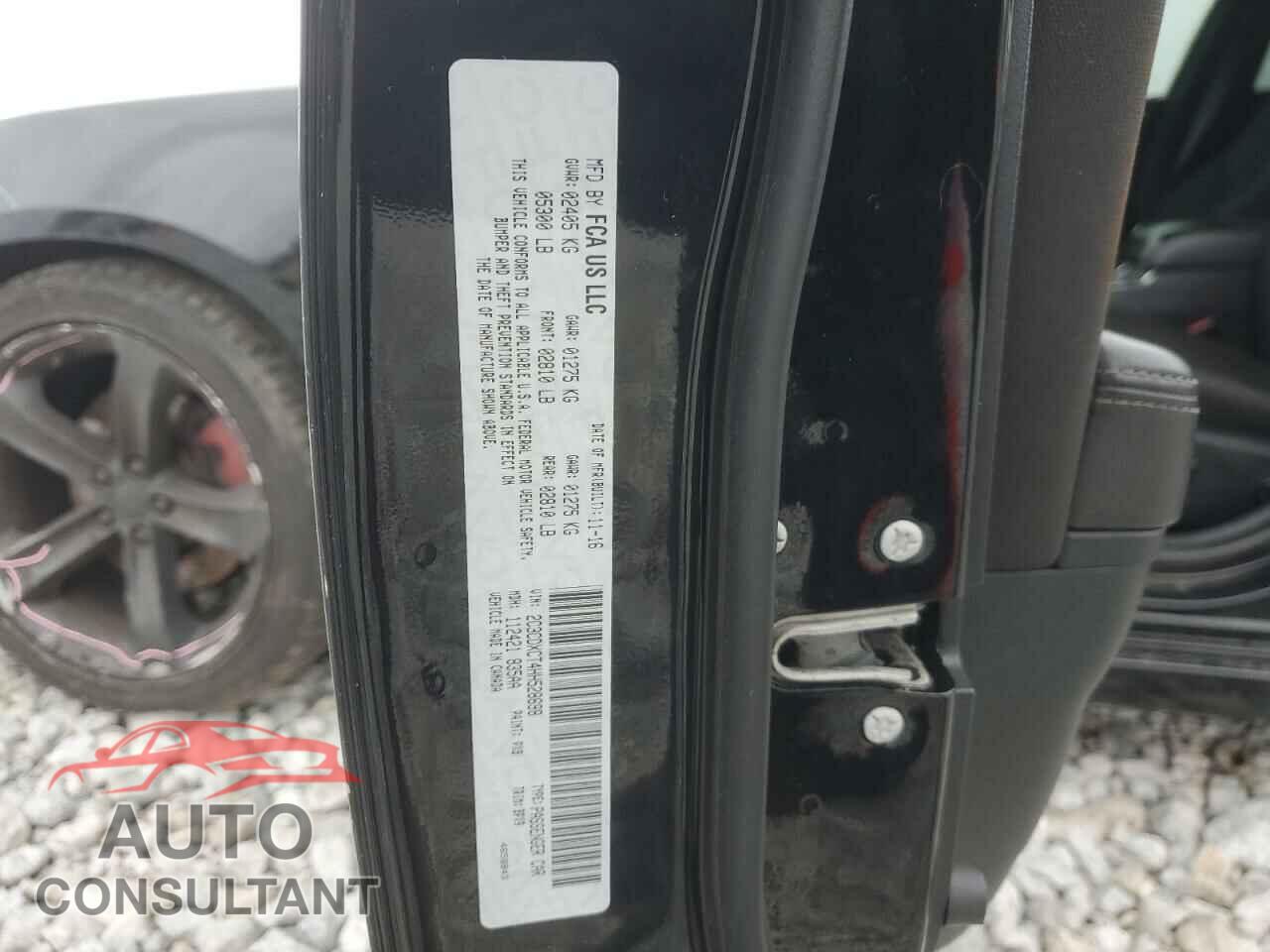 DODGE CHARGER 2017 - 2C3CDXCT4HH528698