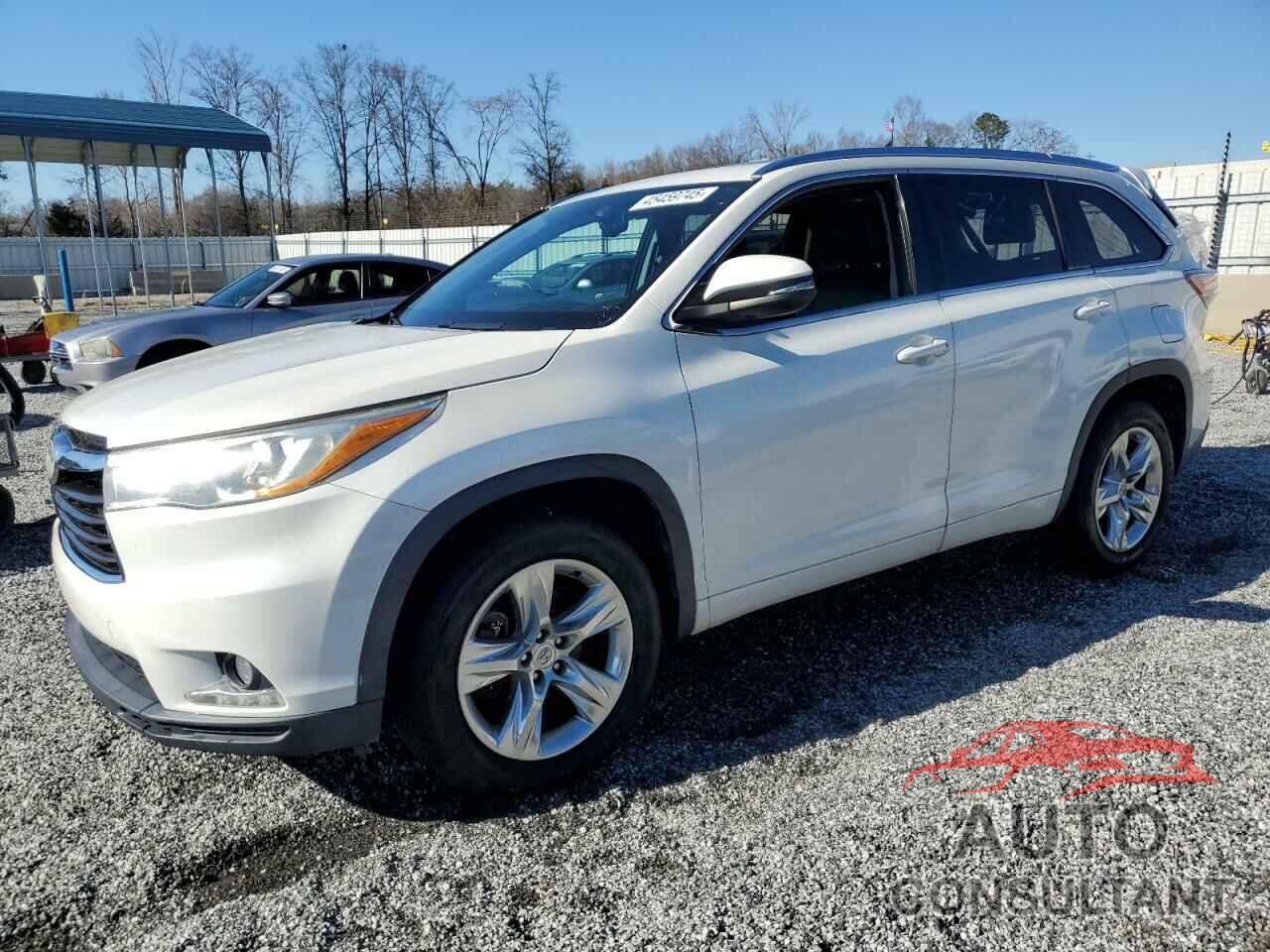 TOYOTA HIGHLANDER 2014 - 5TDYKRFH2ES005641