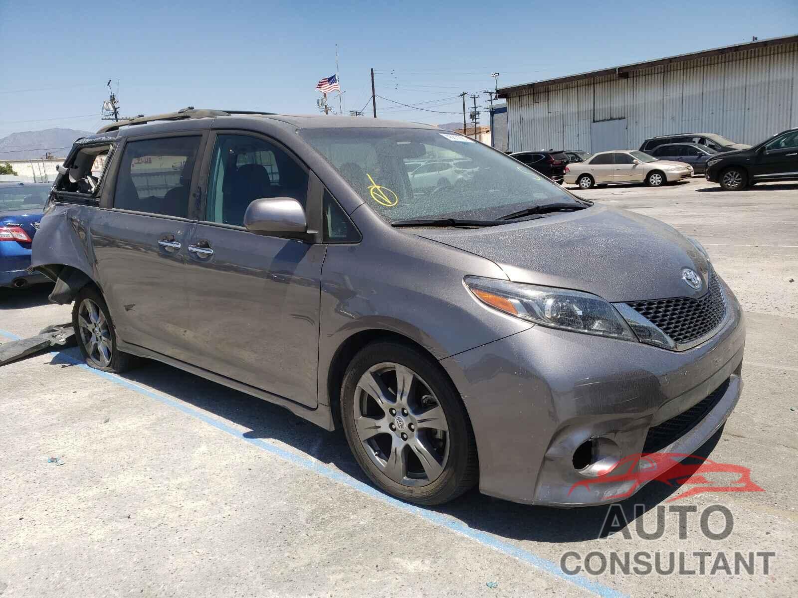 TOYOTA SIENNA 2017 - 5TDXZ3DC5HS835854