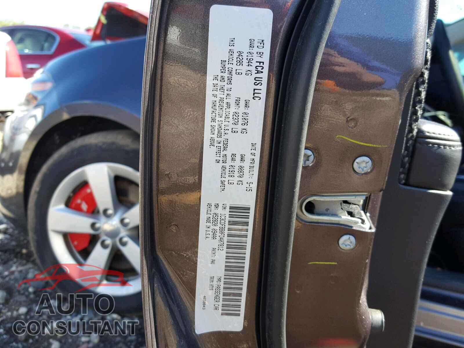 DODGE DART 2015 - 1C3CDFBB0FD407812