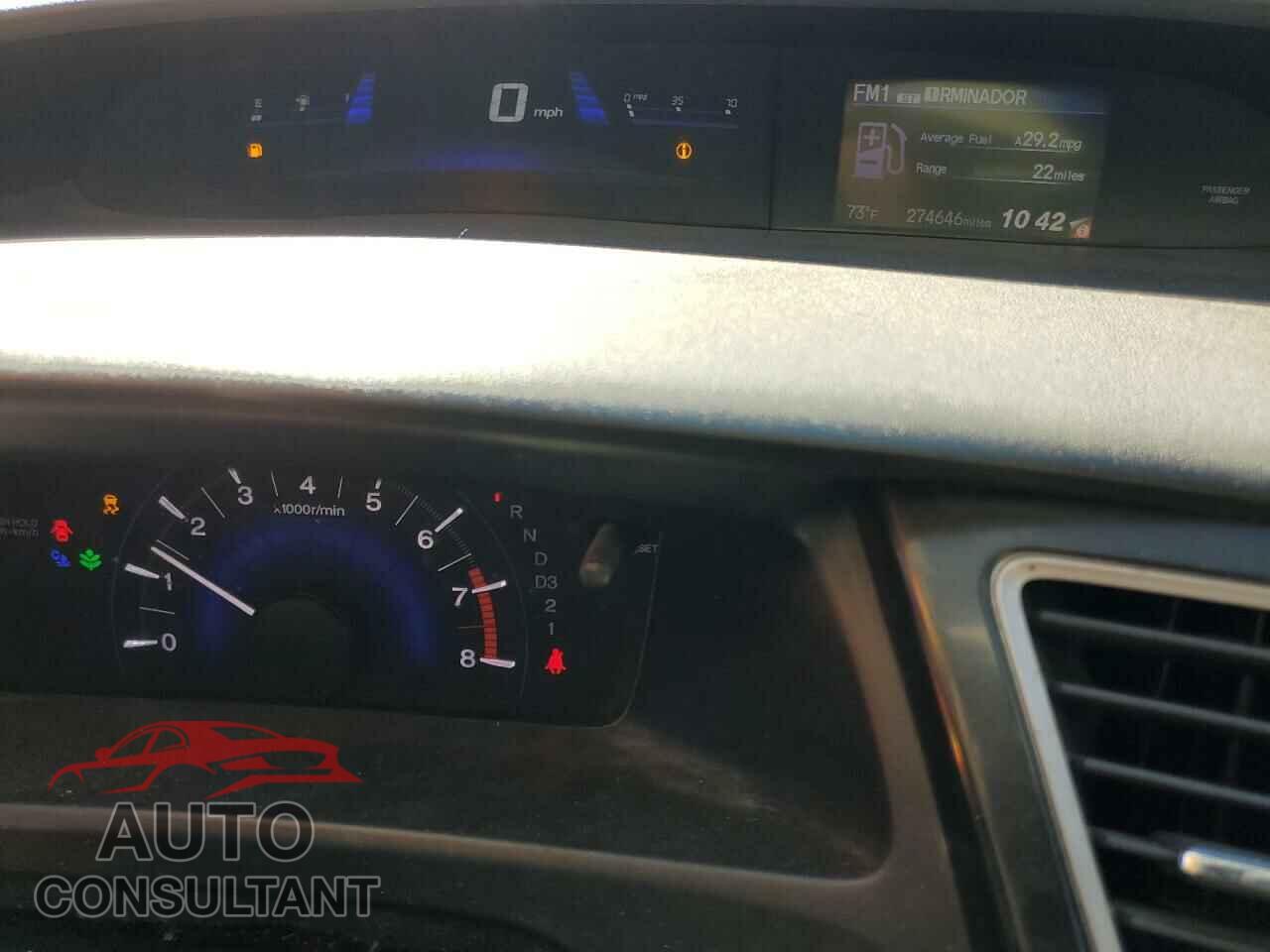 HONDA CIVIC 2013 - 19XFB2F58DE244043