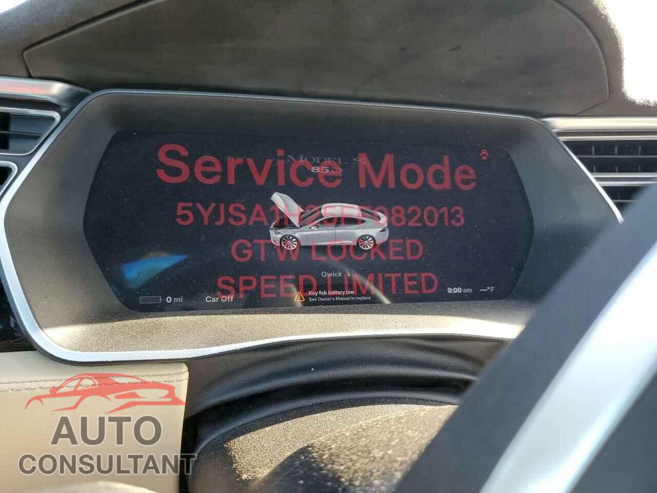 TESLA MODEL S 2015 - 5YJSA1H25FF082013