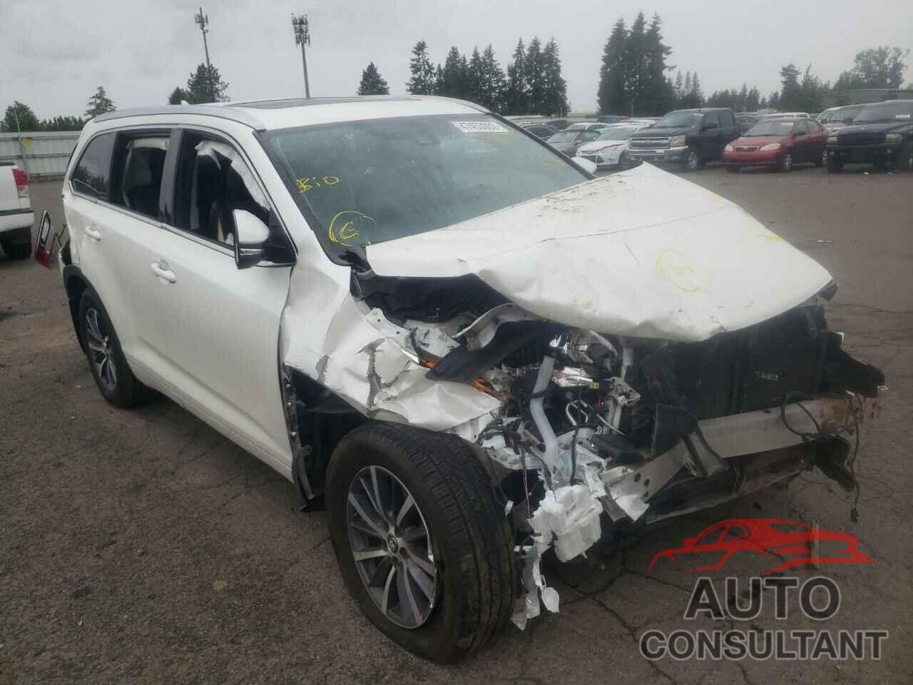 TOYOTA HIGHLANDER 2017 - 5TDJZRFH0HS479461