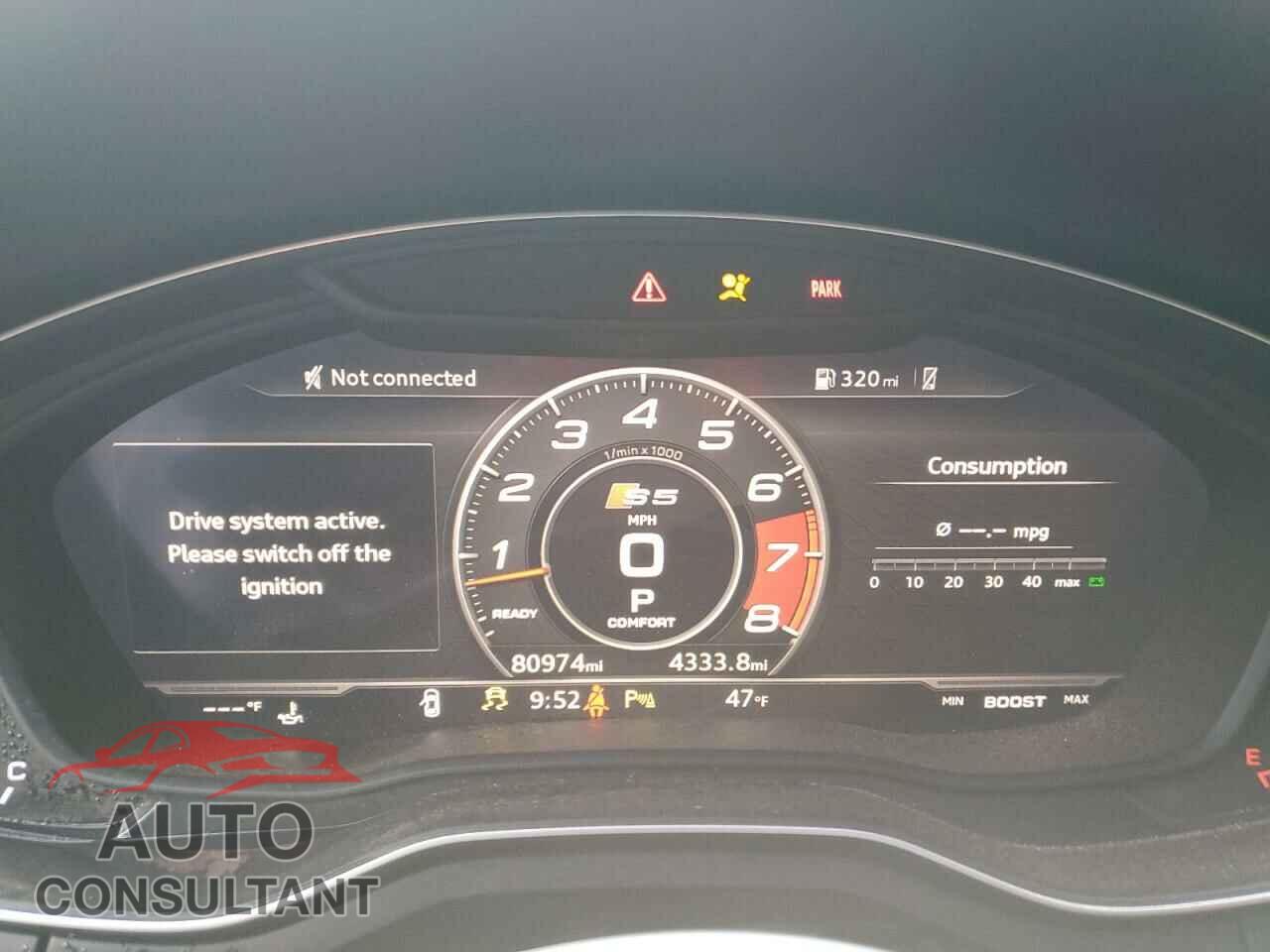 AUDI S5/RS5 2018 - WAUC4CF51JA018179