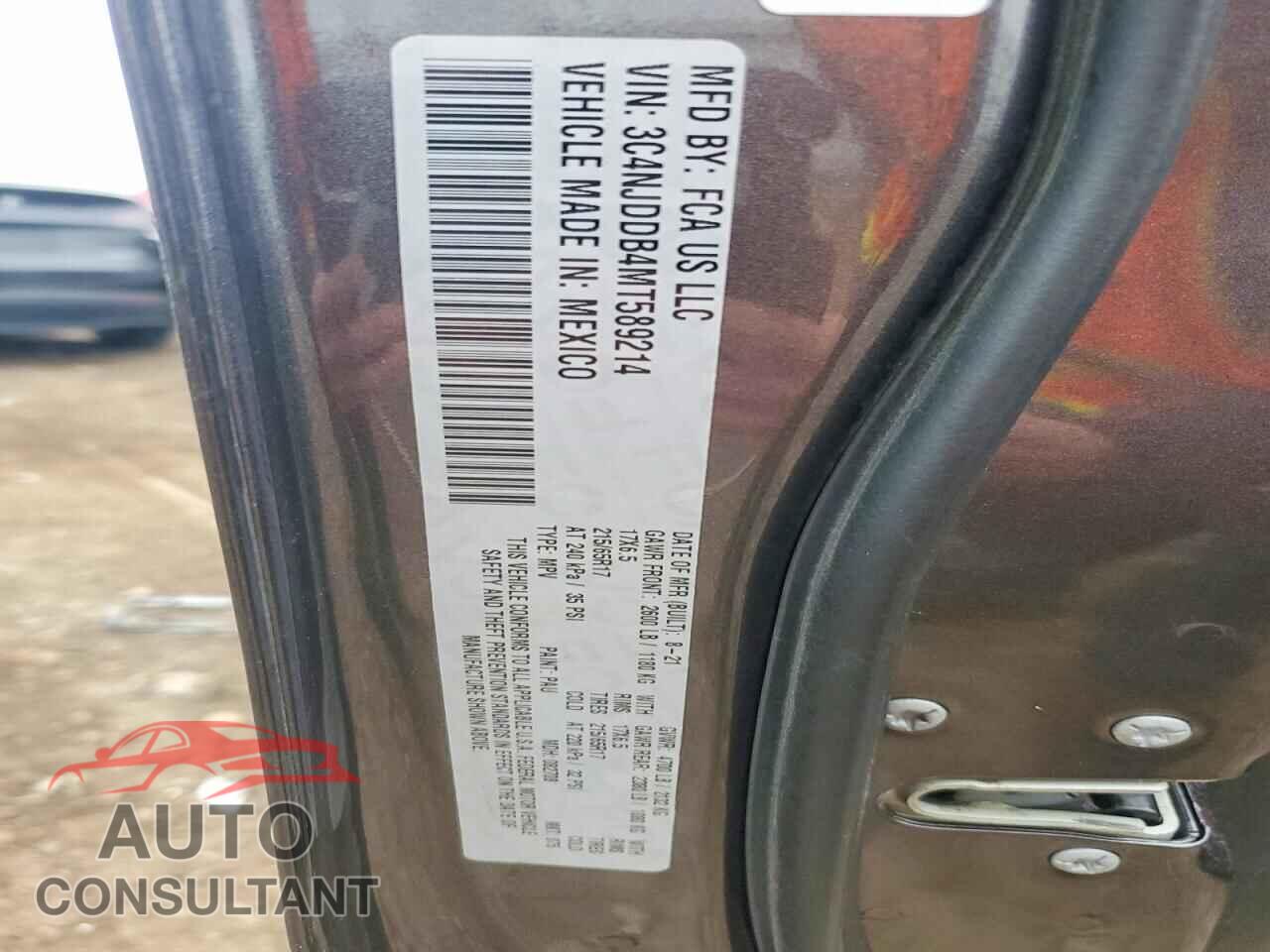 JEEP COMPASS 2021 - 3C4NJDDB4MT589214