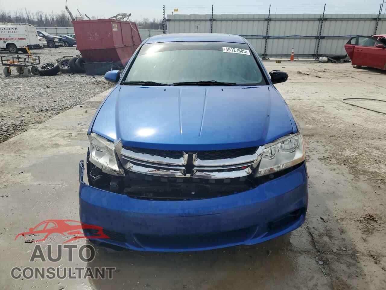 DODGE AVENGER 2012 - 1C3CDZCB7CN313397