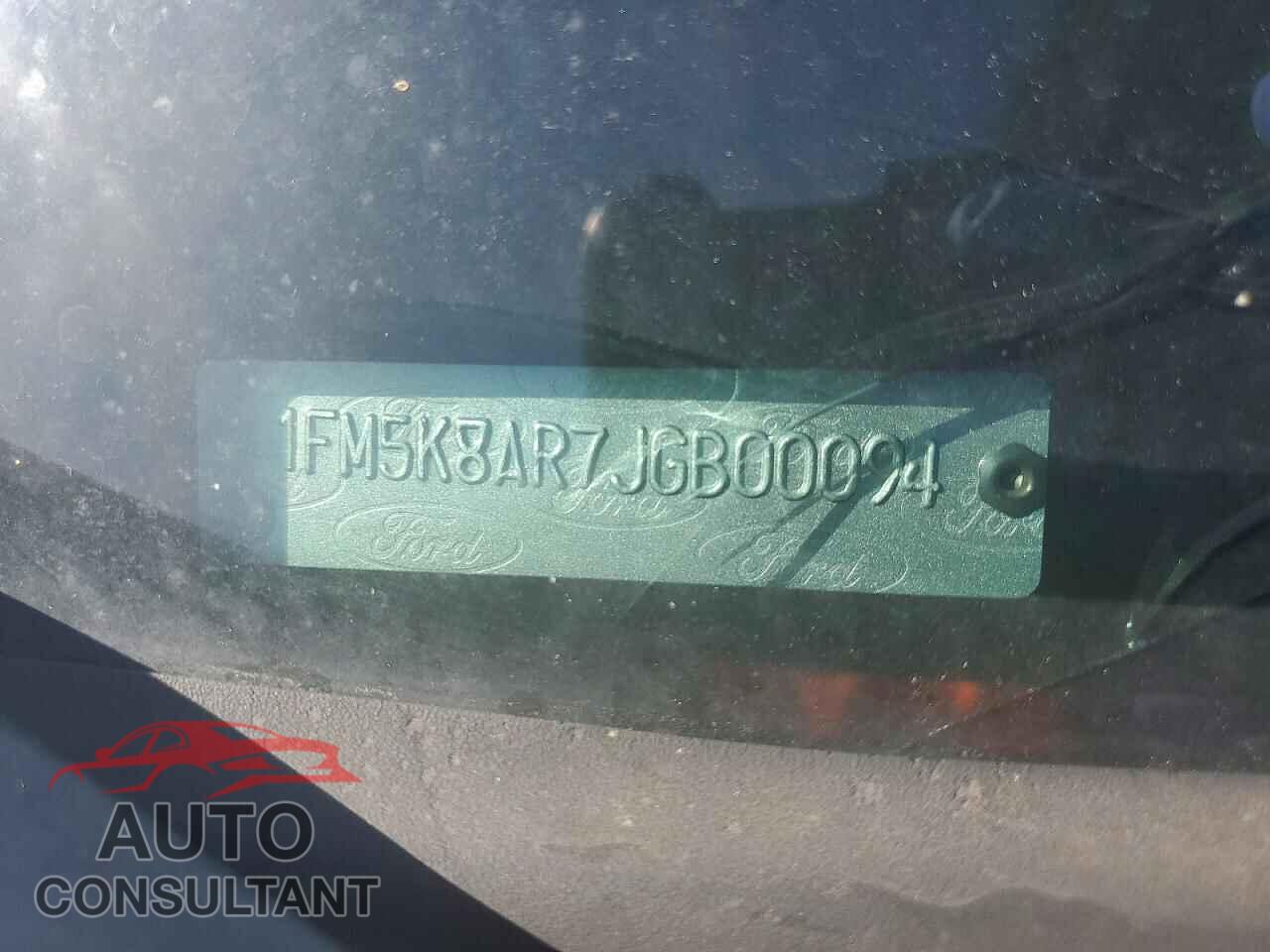 FORD EXPLORER 2018 - 1FM5K8AR7JGB00094