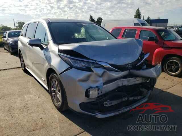 TOYOTA SIENNA 2021 - 5TDKRKEC6MS049087