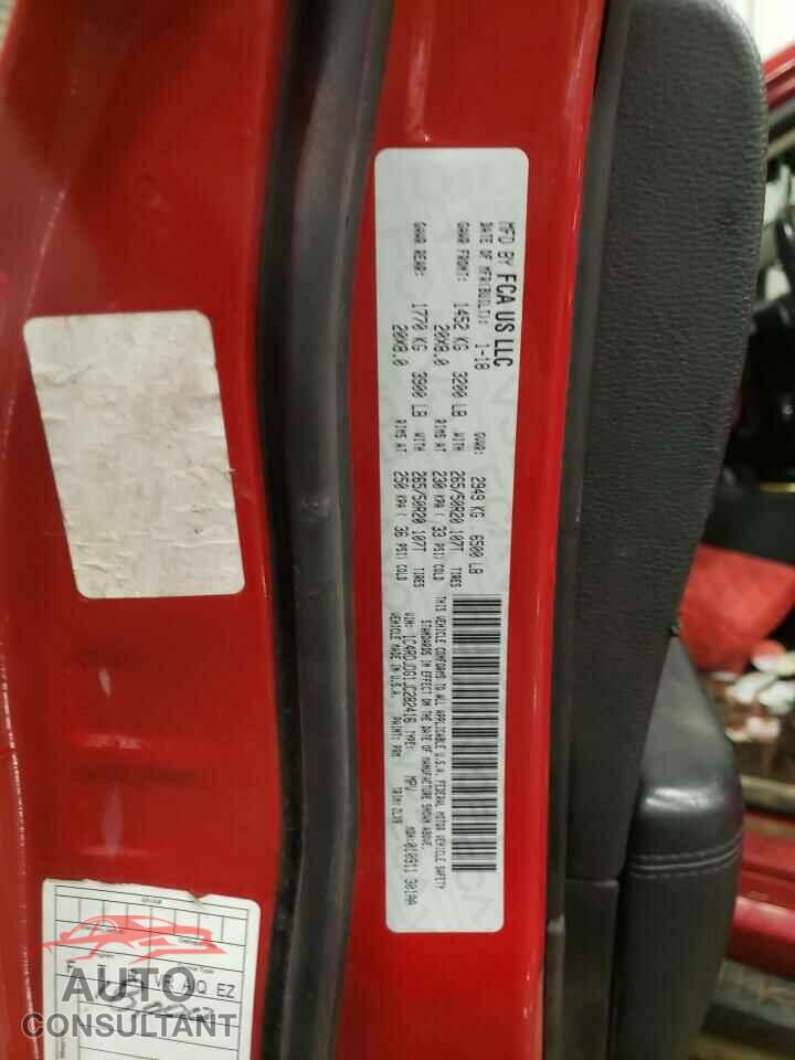 DODGE DURANGO 2018 - 1C4RDJDG1JC282416