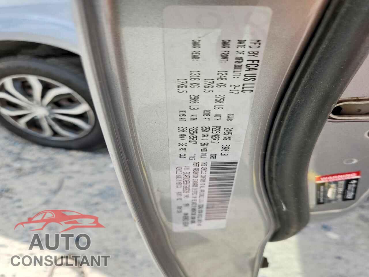 DODGE JOURNEY 2017 - 3C4PDCAB9HT602639