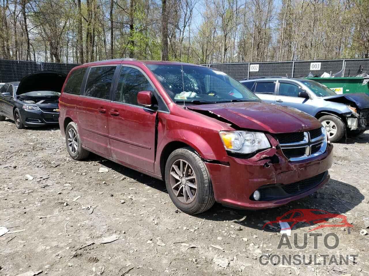 DODGE GRAND CARA 2017 - 2C4RDGCG9HR862910