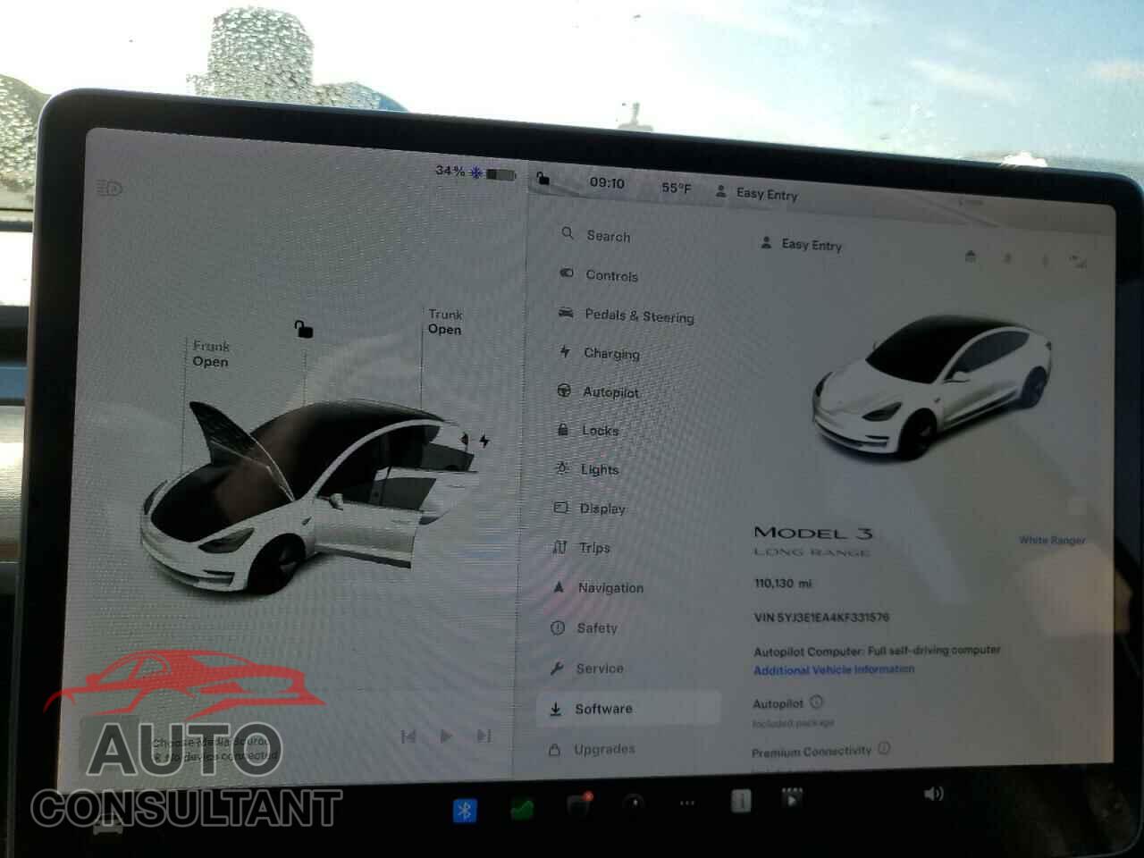 TESLA MODEL 3 2019 - 5YJ3E1EA4KF331576