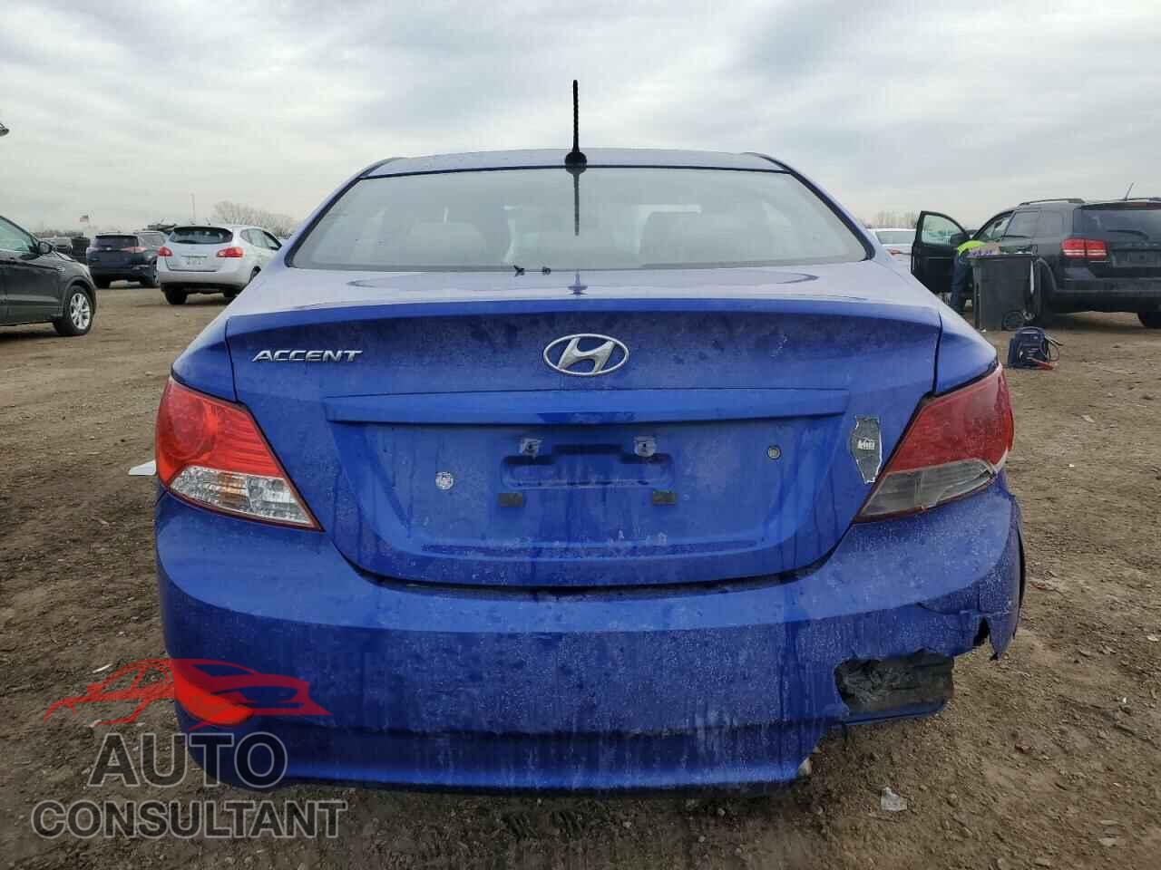 HYUNDAI ACCENT 2014 - KMHCU4AE8EU742290