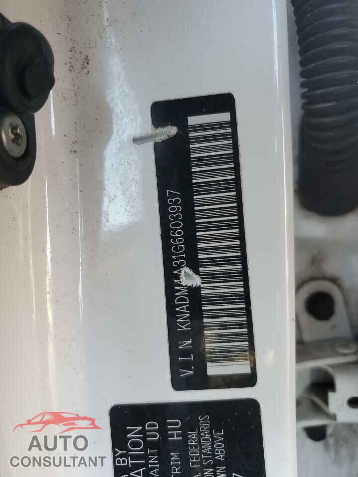 KIA RIO 2016 - KNADM4A31G6603937