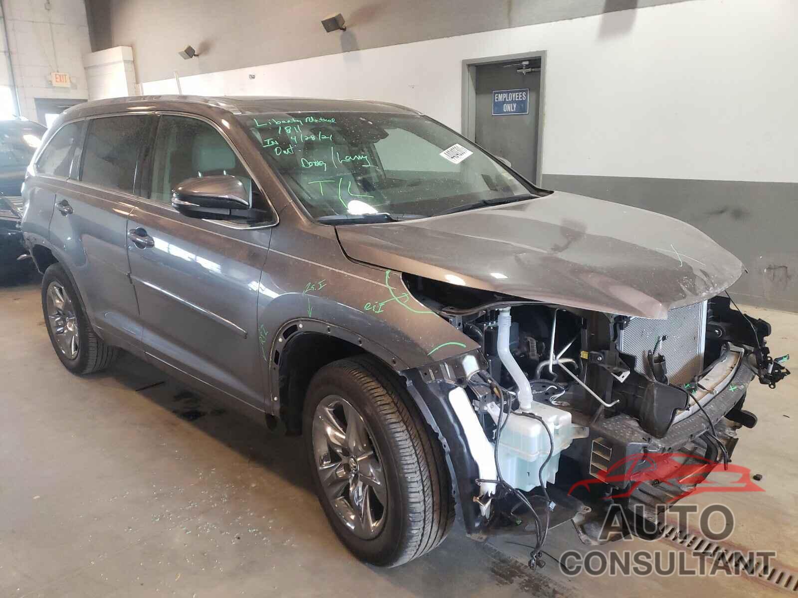 TOYOTA HIGHLANDER 2019 - 5TDDZRFH1KS975261