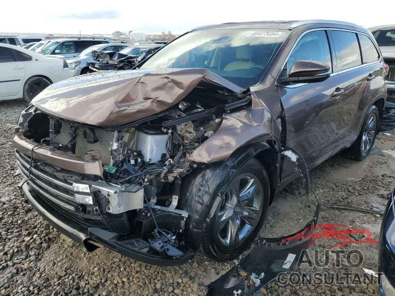 TOYOTA HIGHLANDER 2019 - 5TDDZRFH0KS942493