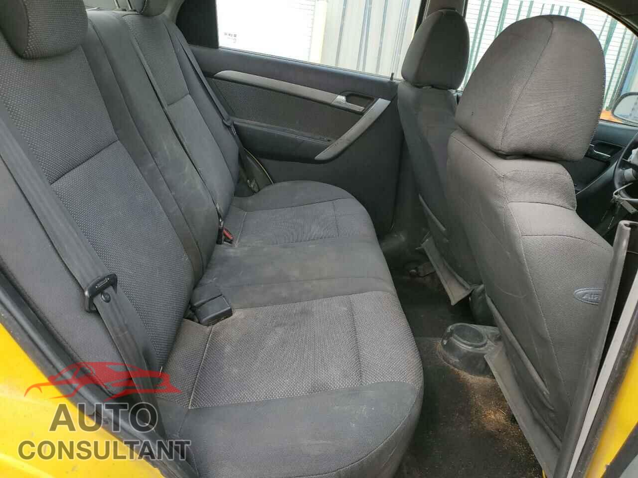 CHEVROLET AVEO 2011 - KL1TD5DE2BB148816