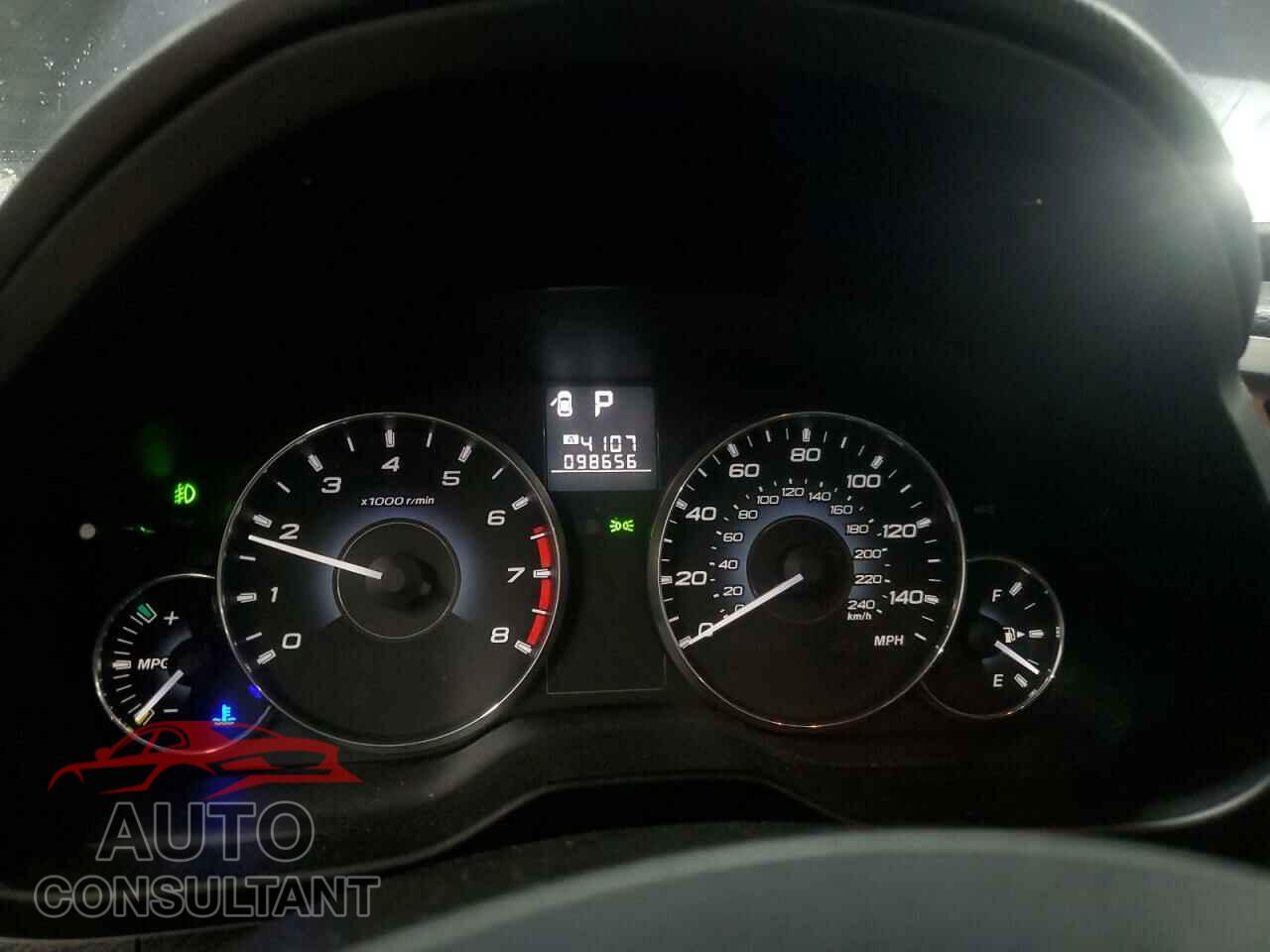 SUBARU OUTBACK 2012 - 4S4BRCCC8C3267729