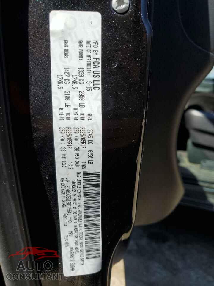 DODGE CARAVAN 2016 - 2C4RDGBG1GR125541