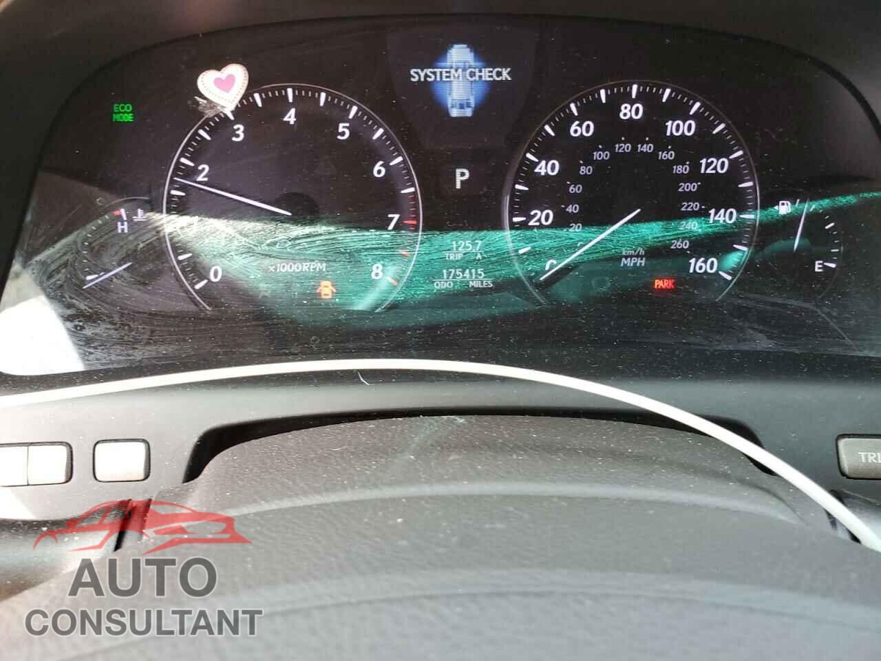 LEXUS LS460 2010 - JTHBL5EF0A5094443