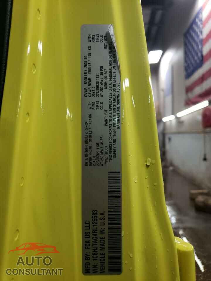 JEEP GLADIATOR 2024 - 1C6HJTAG4RL125583