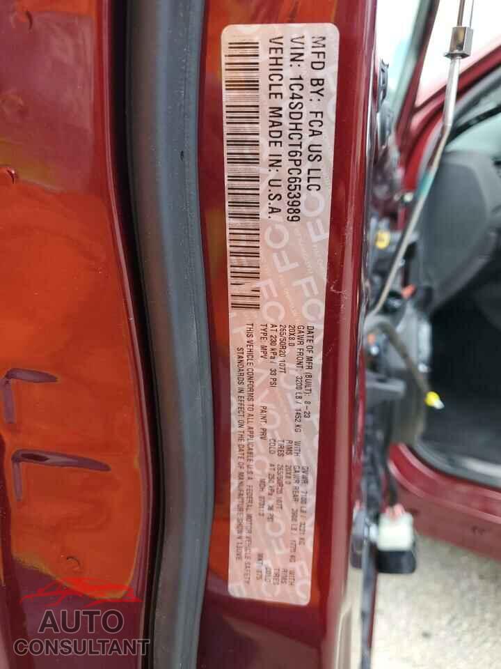 DODGE DURANGO 2023 - 1C4SDHCT6PC653989
