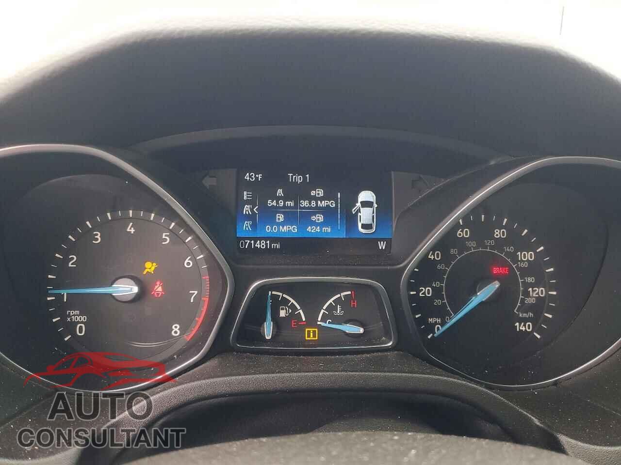FORD FOCUS 2017 - 1FADP3FE6HL238372
