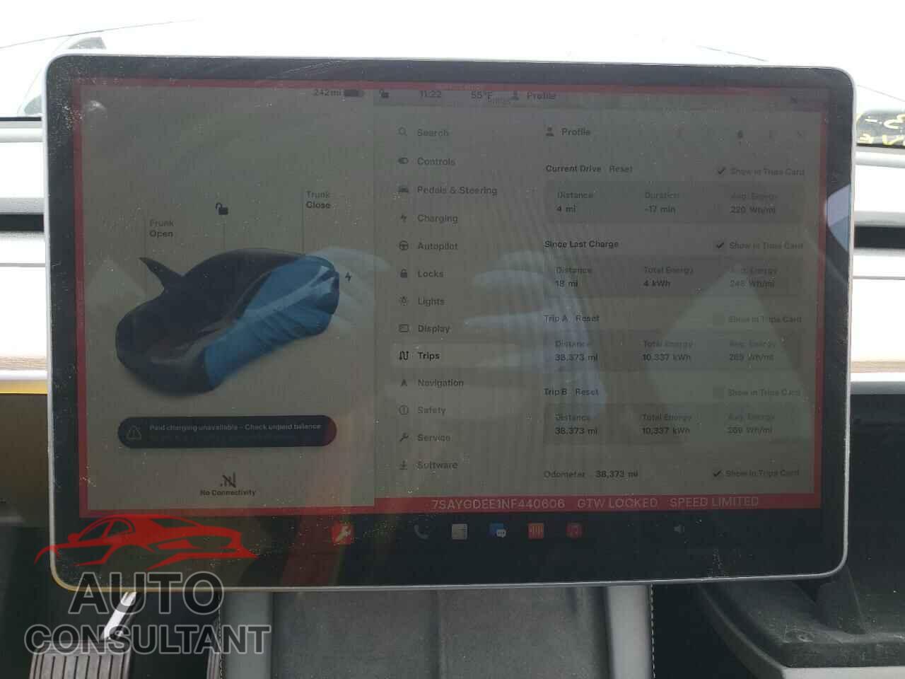 TESLA MODEL Y 2022 - 7SAYGDEE1NF440606